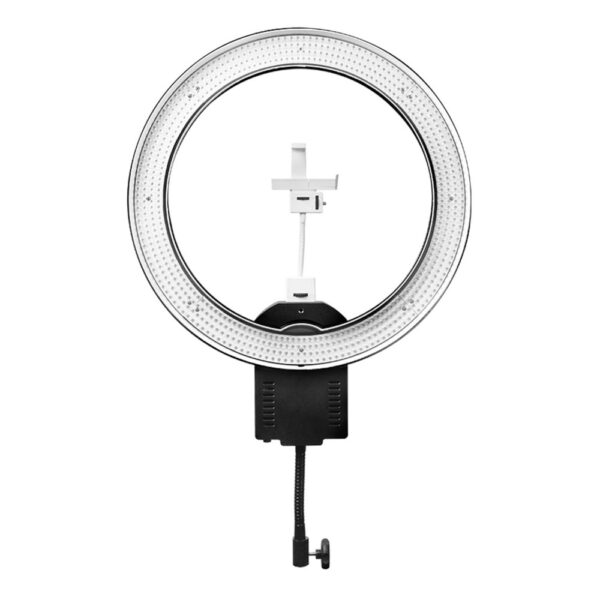 Nanlite Halo 19 Dimmable Daylight Balanced 19in LED Ring Light with Cloth Diffuser and Camera Mount